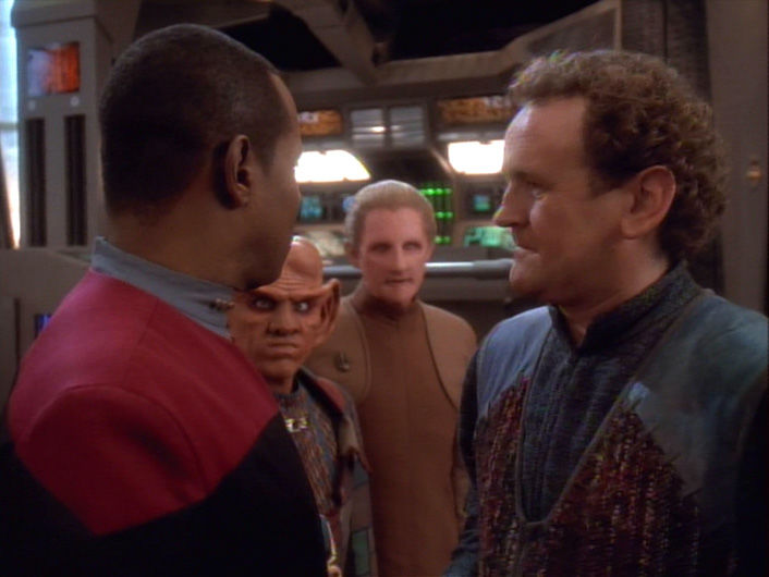Startrek Deep Space Nine photos,Emissary, Part I ,Emissary, Part II ,Past Prologue ,A Man Alone ,Babel ,Captive Pursuit ,Q-Less ,Dax ,The Passenger ,Move Along Home ,The Nagus ,Vortex ,Battle Lines ,The Storyteller ,Progress ,If Wishes Were Horses ,The Forsaken ,Dramatis Personae ,Duet ,In the Hands of the Prophets ,The Homecoming ,The Circle ,The Siege ,Invasive Procedures ,Cardassians ,Melora ,Rules of Acquisition ,Necessary Evil ,Second Sight ,Sanctuary ,Rivals ,The Alternate ,Armageddon Game ,Whispers ,Paradise ,Shadowplay ,Playing God ,Profit and Loss ,Blood Oath ,The Maquis, Part I ,The Maquis, Part II ,The Wire ,Crossover ,The Collaborator ,Tribunal ,The Jem'Hadar ,The Search, Part I ,The Search, Part II ,The House of Quark ,Equilibrium ,Second Skin ,The Abandoned ,Civil Defense ,Meridian ,Defiant ,Fascination ,Past Tense, Part I ,Past Tense, Part II ,Life Support ,Heart of Stone ,Destiny ,Prophet Motive ,Visionary ,Distant Voices ,Through the Looking Glass ,Improbable Cause ,The Die Is Cast ,Explorers ,Family Business ,Shakaar ,Facets ,The Adversary ,The Way of the Warrior, Part I ,The Way of the Warrior, Part II ,The Visitor ,Hippocratic Oath ,Indiscretion ,Rejoined ,Starship Down ,Little Green Men ,The Sword of Kahless ,Our Man Bashir ,Homefront ,Paradise Lost ,Crossfire ,Return to Grace ,Sons of Mogh ,Bar Association ,Accession ,Rules of Engagement ,Hard Time ,Shattered Mirror ,The Muse ,For the Cause ,To the Death ,The Quickening ,Body Parts ,Broken Link ,Apocalypse Rising ,The Ship ,Looking for par'Mach in All the Wrong Places ,...Nor the Battle to the Strong ,The Assignment ,Trials and Tribble-ations ,Let He Who Is Without Sin... ,Things Past ,The Ascent ,Rapture ,The Darkness and the Light ,The Begotten ,For the Uniform ,In Purgatory's Shadow ,By Inferno's Light ,Doctor Bashir, I Presume? ,A Simple Investigation ,Business as Usual ,Ties of Blood and Water ,Ferengi Love Songs ,Soldiers of the Empire ,Children of Time ,Blaze of Glory ,Empok Nor ,In the Cards ,Call to Arms ,A Time to Stand ,Rocks and Shoals ,Sons and Daughters ,Behind the Lines ,Favor the Bold ,Sacrifice of Angels ,You Are Cordially Invited... ,Resurrection ,Statistical Probabilities ,The Magnificent Ferengi ,Waltz ,Who Mourns for Morn? ,Far Beyond the Stars ,One Little Ship ,Honor Among Thieves ,Change of Heart ,Wrongs Darker than Death or Night ,Inquisition ,In the Pale Moonlight ,His Way ,The Reckoning ,Valiant ,Profit and Lace ,Time's Orphan ,The Sound of Her Voice ,Tears of the Prophets ,Image in the Sand ,Shadows and Symbols ,Afterimage ,Take Me Out to the Holosuite ,Chrysalis ,Treachery, Faith, and the Great River ,Once More Unto the Breach ,The Siege of AR-558 ,Covenant ,It's Only a Paper Moon ,Prodigal Daughter ,The Emperor's New Cloak ,Field of Fire ,Chimera ,Badda-Bing Badda-Bang ,Inter Arma Enim Silent Leges ,Penumbra ,'Til Death Do Us Part ,Strange Bedfellows ,The Changing Face of Evil  ,When It Rains... ,Tacking Into the Wind ,Extreme Measures ,The Dogs of War ,What You Leave Behind, Part I ,What You Leave Behind, Part II ,Doctor Bashir, I Presume ,You Are Cordially Invited ,Treachery, Faith and the Great River ,Badda-Bing, Badda-Bang 