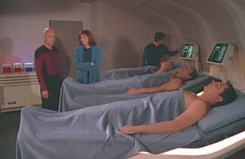 The Neutral Zone episode synopsis,reviews,forums,photos,The Offspring episode synopsis,The Best of Both Worlds, Part II episode synopsis,The First Duty episode synopsis