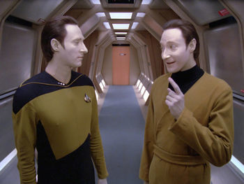 Datalore episode synopsis,reviews,forums,photos,Lonely Among Us episode synopsis,The Arsenal of Freedom episode synopsis,The Emissary episode synopsis,QPid episode synopsis