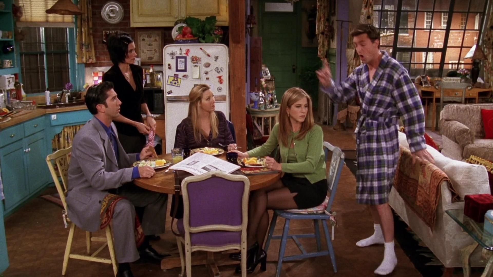The One Where Chandler Crosses the Line episode synopsis,reviews,forums,photos,