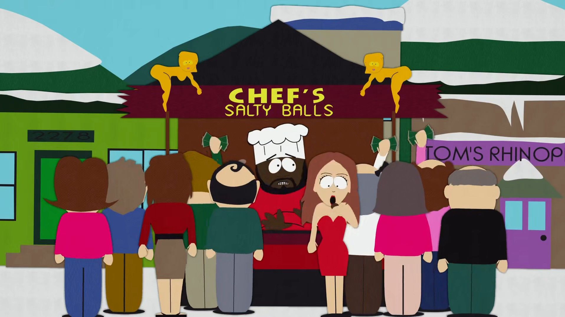 Chef's Chocolate Salty Balls episode synopsis,reviews,forums,photos,