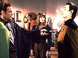 The Ensigns of Command episode synopsis,reviews,forums,photos,Samaritan Snare episode synopsis,Transfigurations episode synopsis,Silicon Avatar episode synopsis