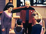 Disaster episode synopsis,reviews,forums,photos,Where No One Has Gone Before episode synopsis,Home Soil episode synopsis,The Offspring episode synopsis,Allegiance episode synopsis