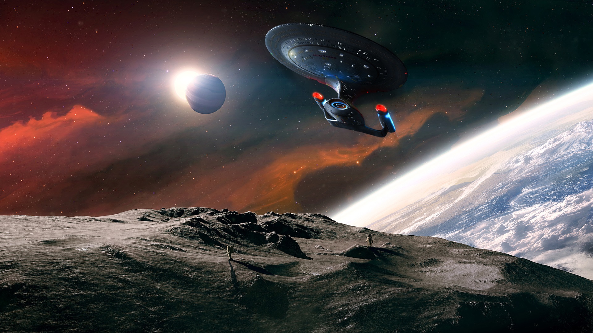 Startrek The Next Generation,summary,reviews,forums,photos,Where No One Has Gone Before,Hide and Q